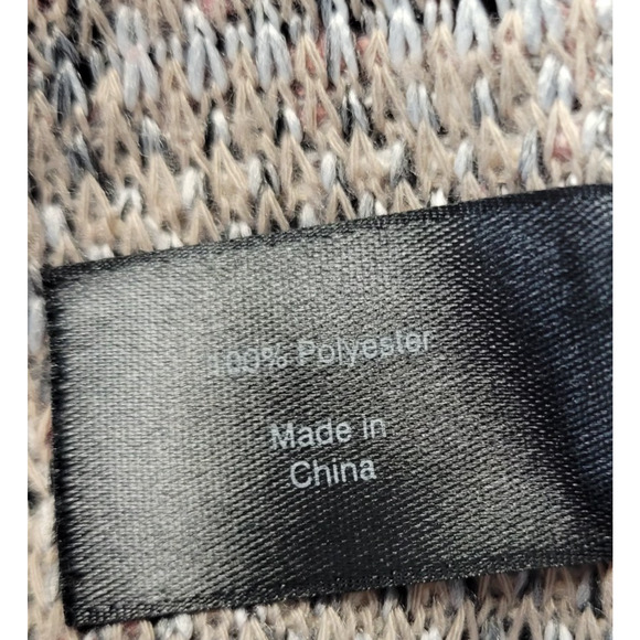 Lane Bryant Cardigan Sweater Women 14/16 Cranberry Open Front Duster Knit Boho - Picture 9 of 12